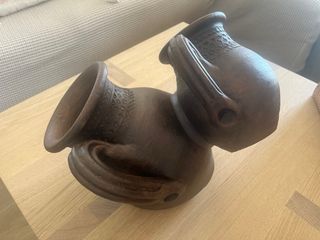 Jarrón de barro para plantas