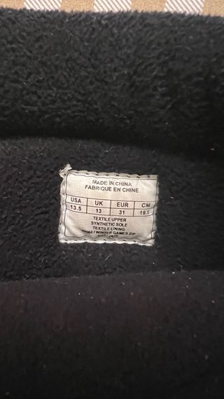 Botas Ralph Lauren Niño Rojas y Negras