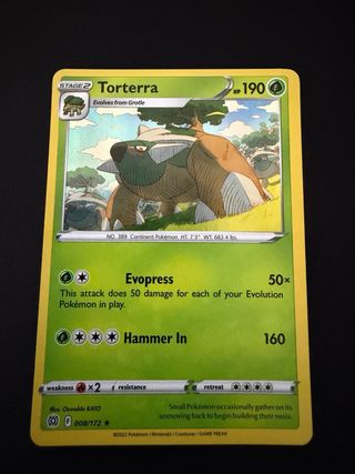 Turtwig Grotle Torterra Brillant Stars