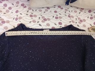 Maglione OVS taglia M con paillettes a tre quarti