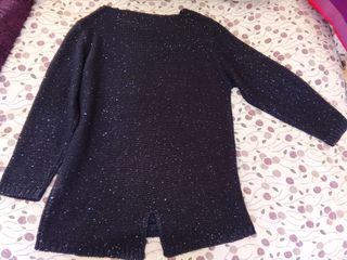 Maglione OVS taglia M con paillettes a tre quarti