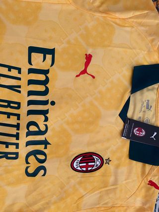 Camisola AC Milan Puma Amarela 2025/26