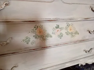 Cómoda de madera vintage