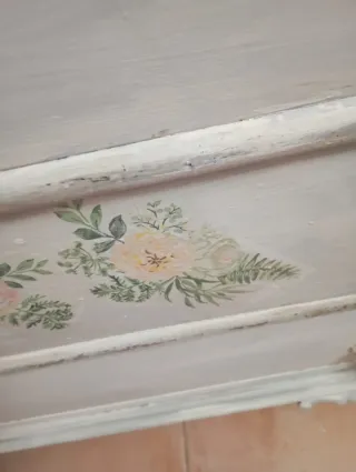 Cómoda de madera vintage