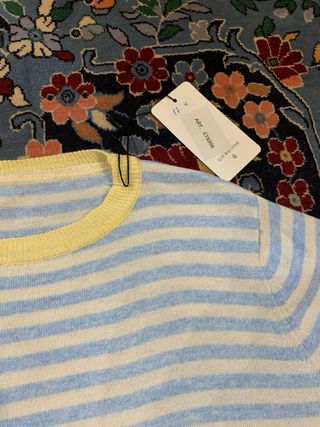 Camiseta de punto a rayas