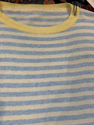 Camiseta de punto a rayas