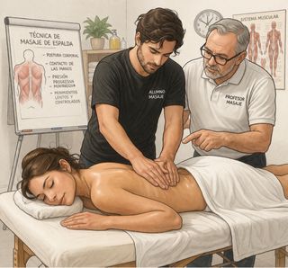 Modelo para curso masaje