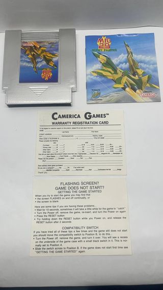 Mig 29 Soviet Fighter NES Codemasters