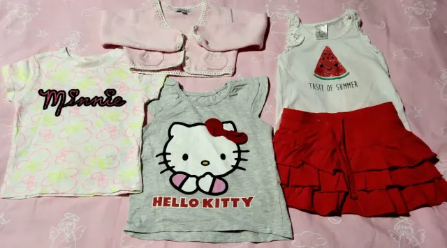 Lote Ropa Verano Niña 12-18 Meses