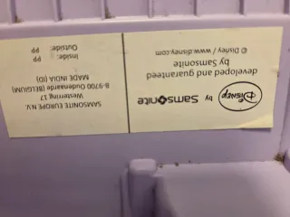 Maleta Infantil Frozen Samsonite Morada