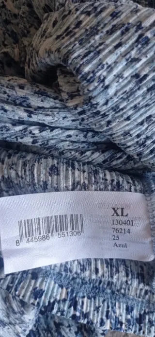 Vestido primavera azul