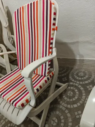 Conjunto 4 Tumbonas Silla Terraza