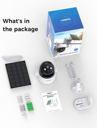 Cámara Vigilancia WiFi Exterior Solar 2K NUEVA