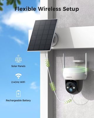 Cámara Vigilancia WiFi Exterior Solar 2K NUEVA