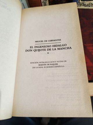 Cervantes El Quijote Libro 2 Vol. 2000 Planeta