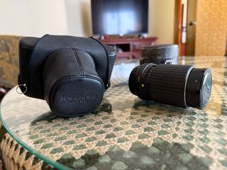 Cámara Pentax Analógica Plata/Negra