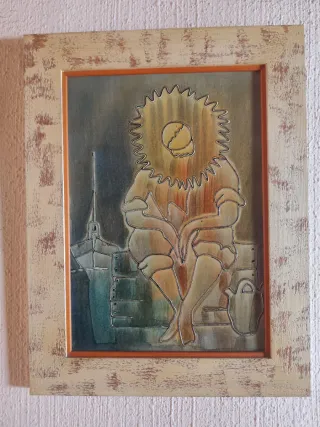 Cuadro Cerámica y Madera