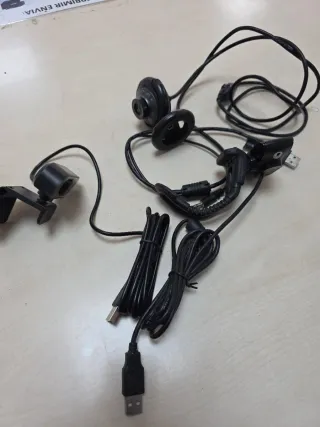 Lote 3 Cámaras Web USB