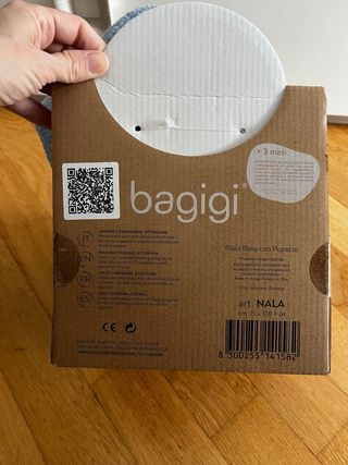 Set Bagigi Plaid e Peluche Azzurro