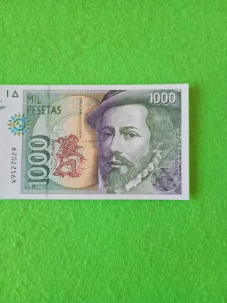 Billete 1000 Pesetas Banco de España 1992 sin circ