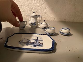 Set Tè Bambole Vintage Porcellana