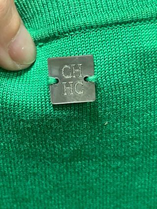 Chaqueta Carolina Herrera verde pico