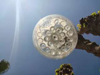 Lámpara farol vintage Mazzega XL