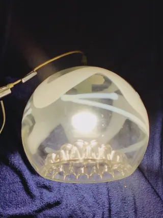 Lámpara farol vintage Mazzega XL