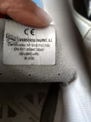 Zapato Sanitario Velcro 37