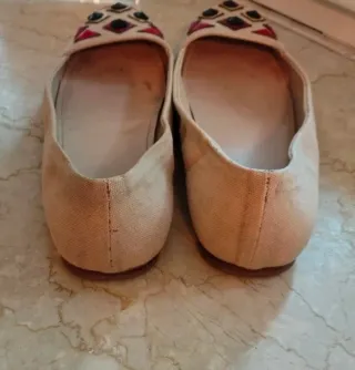 Ballerine Miu Miu Beige e Rosso