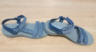 Sandalias Skechers Azul y Gris