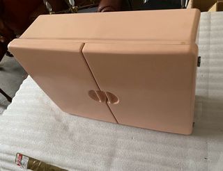 Mobiletto bagno vintage rosa