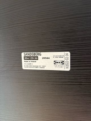 Mesa IKEA SANDSBERG en muy buen estado