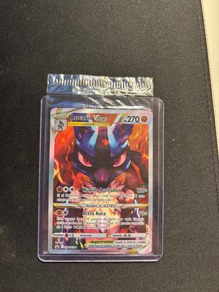 Carta Pokémon Lucario V ASTRO Promo SELLADA
