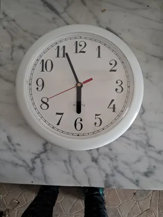 Reloj de Pared Blanco