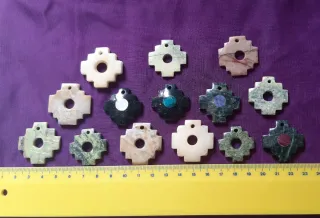 Chakana Colgante Piedra Natural