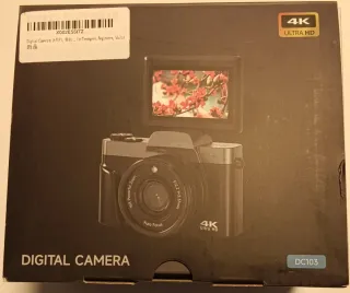 Cámara Digital 4K Ultra HD. Nueva sin estrenar