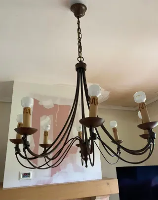 Lámpara Schuller Óxido Fragua