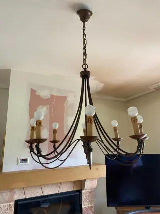 Lámpara Schuller Óxido Fragua