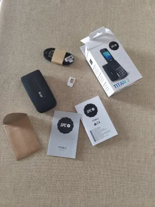 SPC Titan2 Móvil Senior 4G Negro