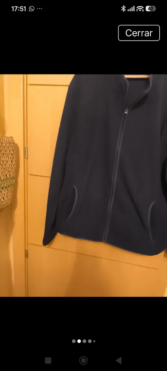 Chaqueta chico azul marino