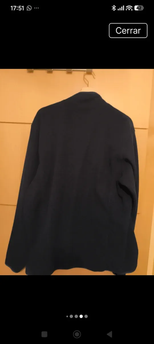 Chaqueta chico azul marino