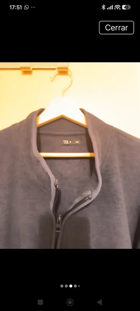 Chaqueta chico azul marino