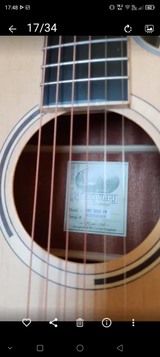 Guitarra Electroacústica Tanglewood y accesorios.