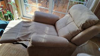 Sillón relax manual beige