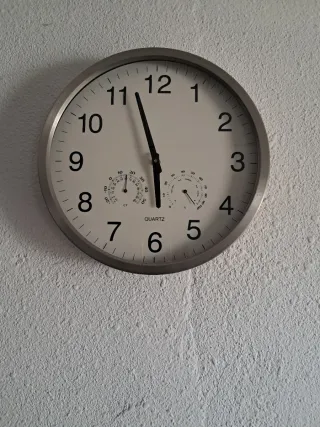 Reloj de pared redondo