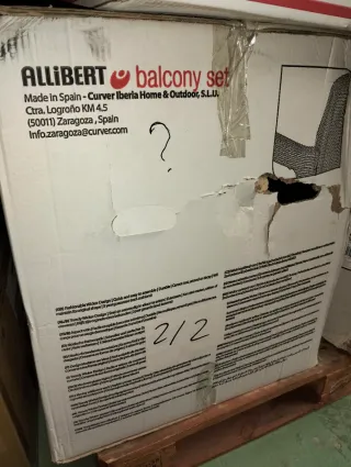 Conjunto jardín Keter sofá 3 plazas + mesa