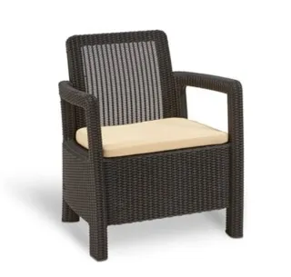 Conjunto jardín Keter sofá 3 plazas + mesa