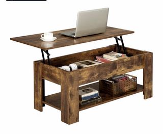 Mesa elevable madera y metal sin estrenar.