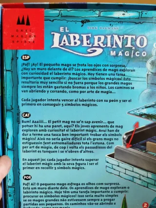 Juego de mesa El Laberinto Mágico